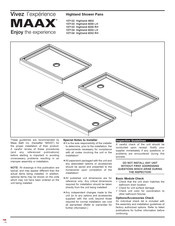 MAAX Highland 6030 LH Mode D'emploi