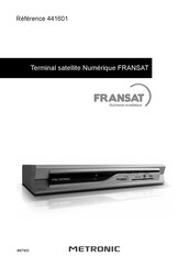 Metronic FRANSAT 441601 Mode D'emploi