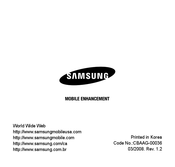Samsung WEP350 Manuel