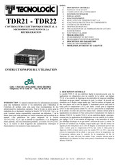 Tecnologic TDR21 Instructions Pour L'utilisation