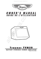 Traynor TVM50 Guide De L'utilisateur