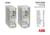 ABB ACS55 Guide De L'utilisateur