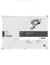 Bosch GST Professional 80 PBE Notice Originale