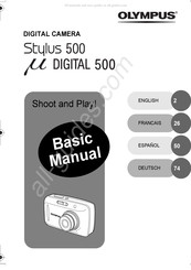 Olympus Mju DIGITAL 500 Manuel