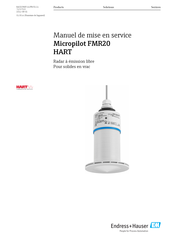 Endress+Hauser Micropilot FMR20 HART Manuel De Mise En Service