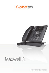 Gigaset Maxwell 3 Mode D'emploi