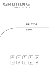 Grundig LE 8740 Instructions
