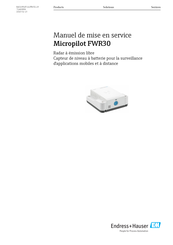 Endress+Hauser Micropilot FWR30 Manuel De Mise En Service