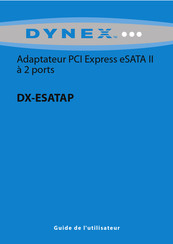 Dynex DX-ESATAP Guide De L'utilisateur