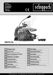 Scheppach DECO-XL Instructions D'origine