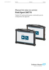 Endress+Hauser Field Xpert SMT70 Manuel De Mise En Service