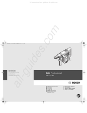 Bosch GBH Professional 5-38X Notice Originale