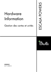 Bull ESCALA POWER5 Mode D'emploi