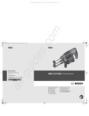 Bosch GBH 2-23 REA Professional Notice Originale