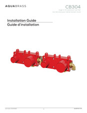 aquabrass CB304 Guide D'installation