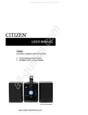 Citizen CS854 Manuel