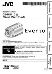 JVC Everio GZ-MS110 BE Mode D'emploi
