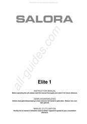 Salora Elite 1 Manuel D'utilisation