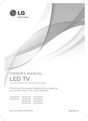 LG 32LN520B Guide D'utilisation