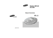 Samsung MCD-SM60 Manuel D'instructions