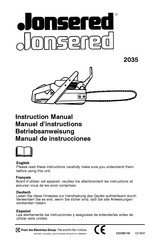 Jonsered 2035 Manuel D'instructions