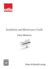 Oras Minimat Guide D'installation Et D'entretien