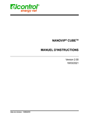 elcontrol NANOVIP CUBE Manuel D'instructions