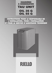 Riello TAU UNIT OIL 55 G Instructions