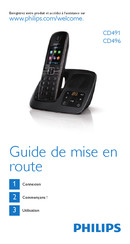 Philips CD496 Guide De Mise En Route