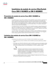 Cisco EtherSwitch SM-X-40G8M2X Mode D'emploi