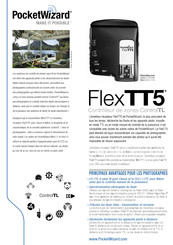 PocketWizard FlexTT5 Mode D'emploi