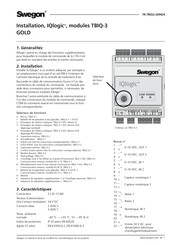 Swegon TBIQ-3 Manuel D'installation