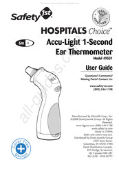 Safety 1st HOSPITAL'S Choice 49531 Guide D'utilisation