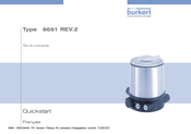 Burkert 8691 Guide Rapide