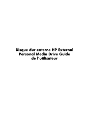 HP External Personal Media Drive Guide De L'utilisateur