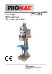 Promac JDT-4024 Manuel Utilisateur