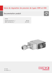 HAWE Hydraulik VDX Serie Documentation Produit
