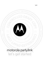 Motorola partylink Mode D'emploi