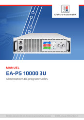 Elektro-Automatik EA-PS 10000 3U Manuel