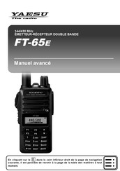 Yaesu FT-65E Manuel Avance