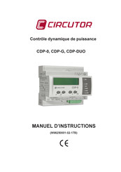 Circutor CDP-G Manuel D'instructions