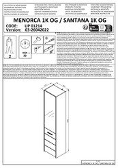 XORA SANTANA 1K OG Instructions D'assemblage