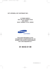 Samsung SF3000T Mode D'emploi