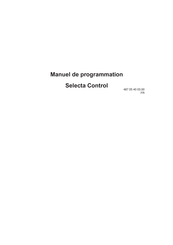 Electrolux Selecta Control Manuel De Programmation