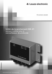 Leuze electronic MA 21 Description Technique