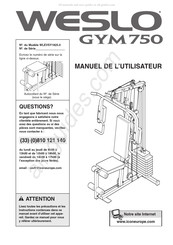 Weslo GYM 750 Manuel De L'utilisateur