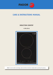 Fagor IFA-30 AL Manuel D'instructions