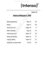 Intenso Mobypack 3000 Notice D'utilisation