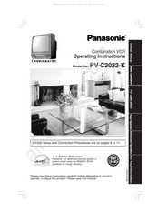 Panasonic Omnivision VHS PV-C2022-K Mode D'emploi
