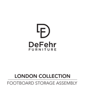 DeFehr LONDON COLLECTION Instructions